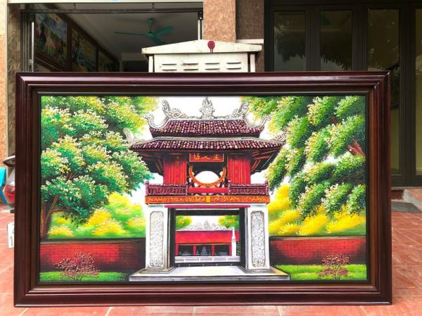 tranh văn miếu quốc tử giám - Hình 2