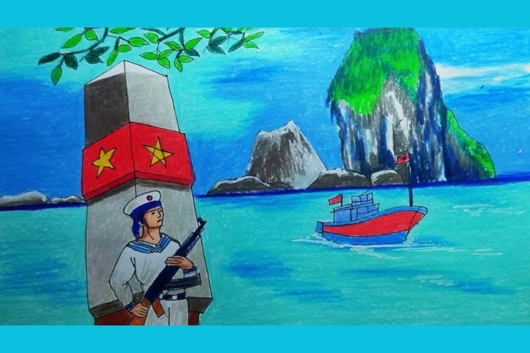 tranh ve bien dao dep nhat - Hình 5
