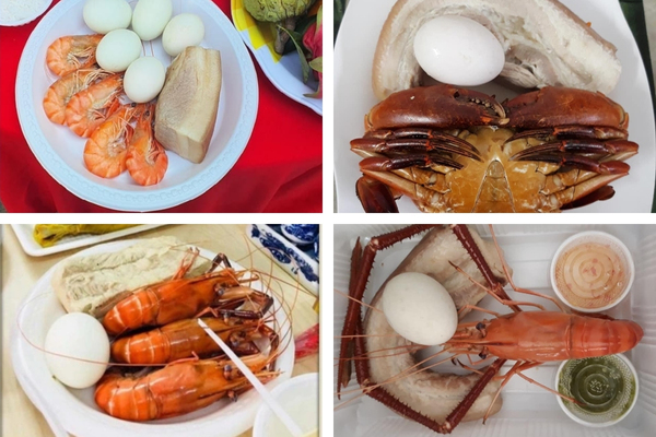 trứng cúng tam sên có bóc vỏ không