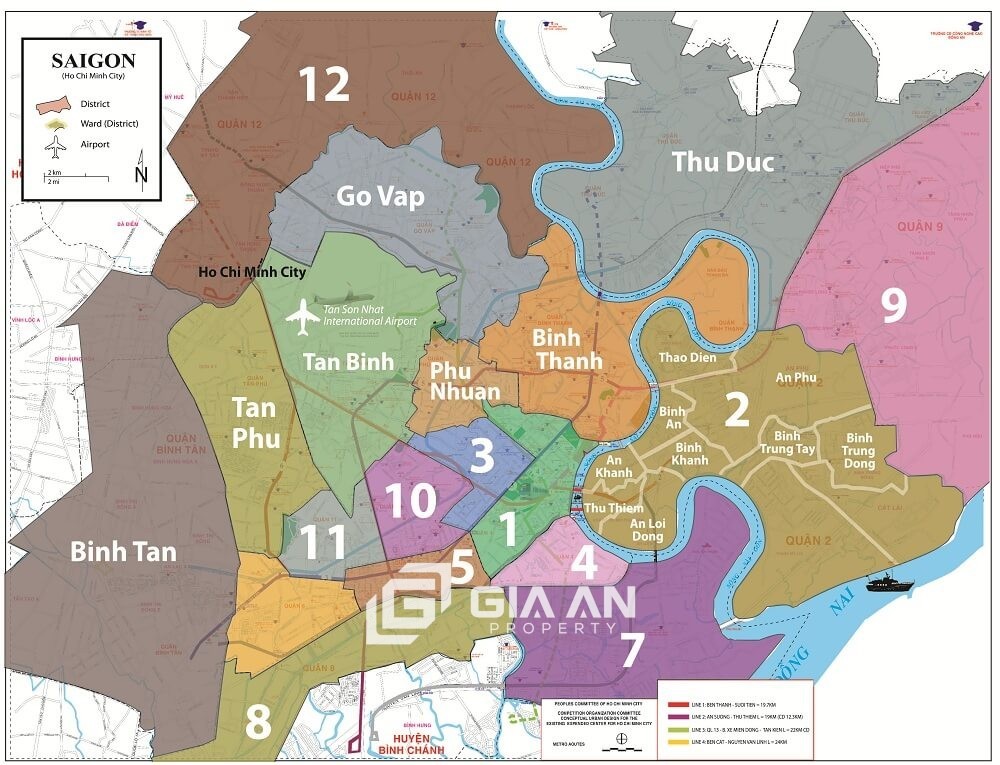 từ quận 1 đến quận 9 bao xa - Hình 3