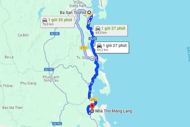 từ quy nhơn đi phú yên bao nhiêu km - Hình 2