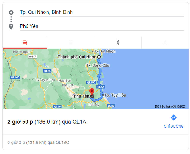 từ quy nhơn đi phú yên bao nhiêu km - Hình 4