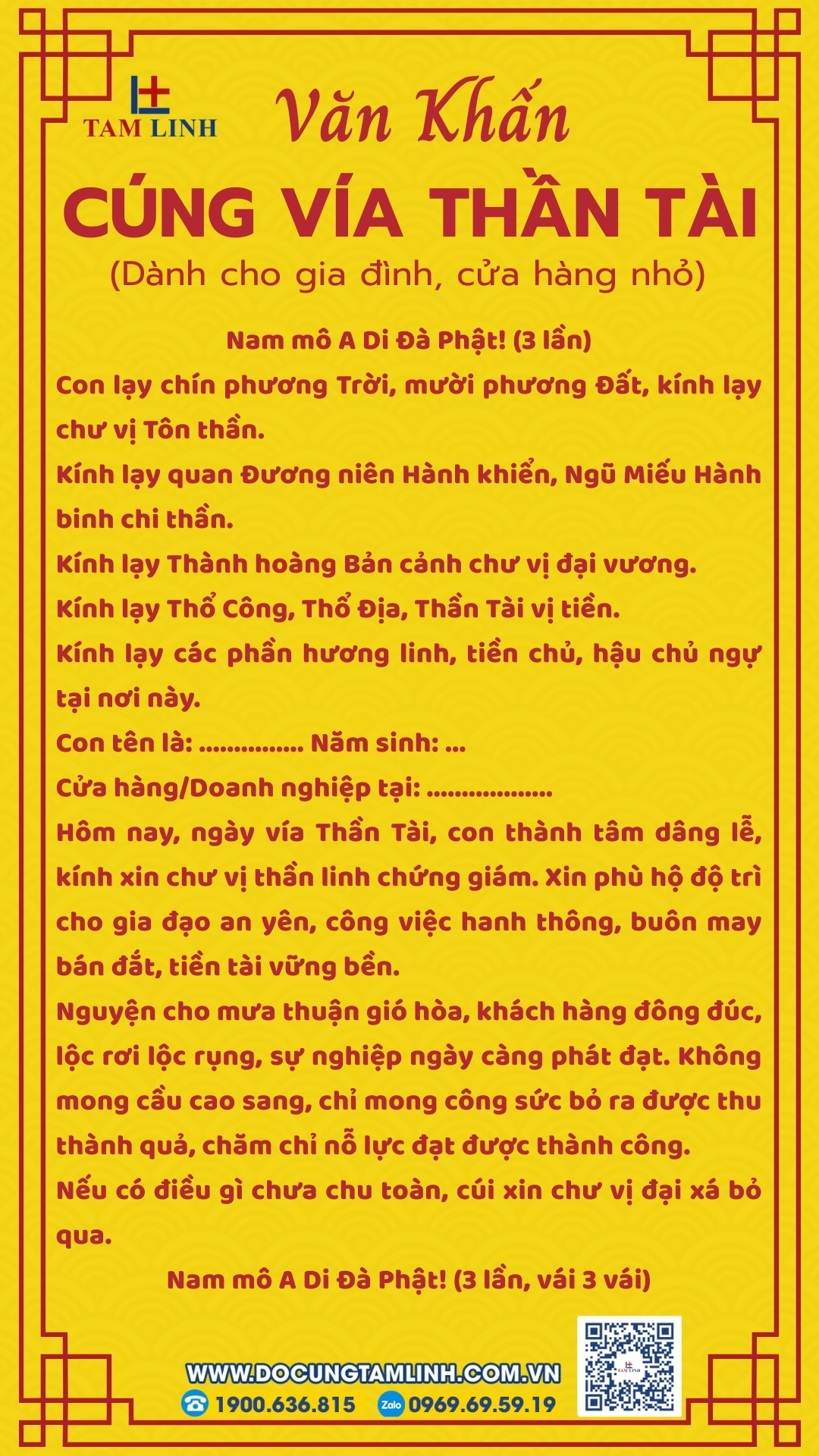 văn cúng thần tài ngày rằm - Hình 2