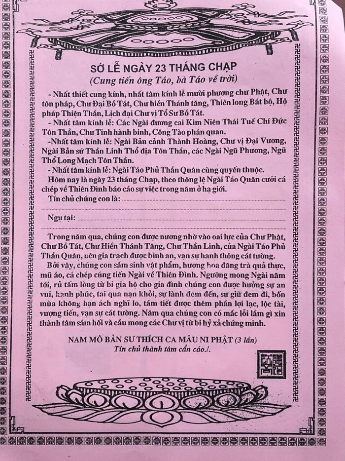 văn khấn cúng đưa ông táo về trời - Hình 2