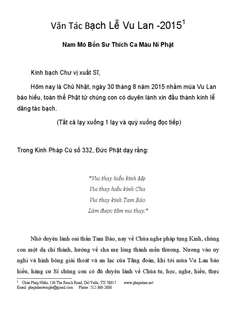 văn tác bạch cúng dường trai tăng - Hình 5