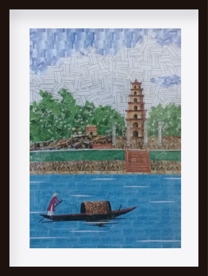vẽ chùa thiên mụ đơn giản - Hình 5