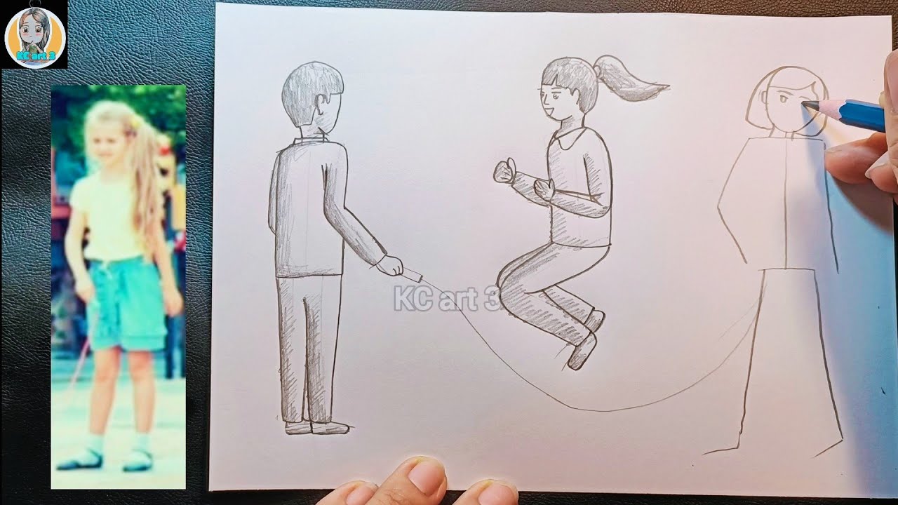 vẽ kí họa dáng người đơn giản - Hình 4