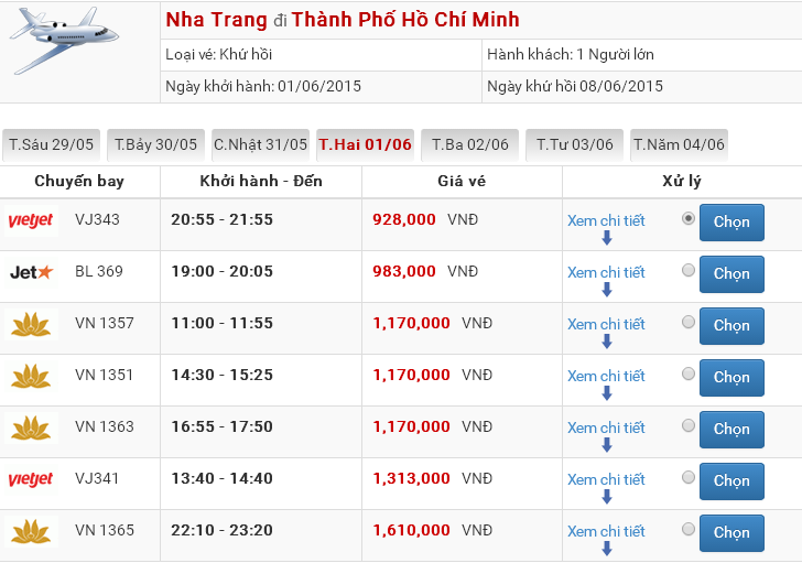 vé máy bay cam ranh sài gòn - Hình 2
