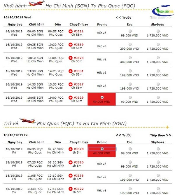 vé máy bay đi phú quốc vietnam airline khứ hồi - Hình 4