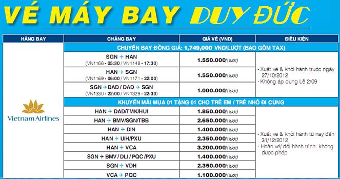 vé máy bay đi phú quốc vietnam airline khứ hồi