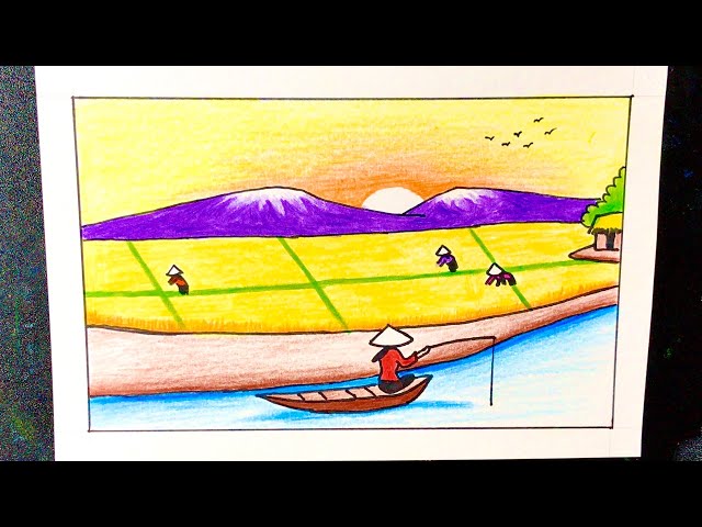 vẽ tranh cuộc sống quanh em lớp 5 đơn giản - Hình 3