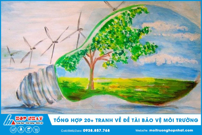 vẽ tranh đề tài môi trường - Hình 3