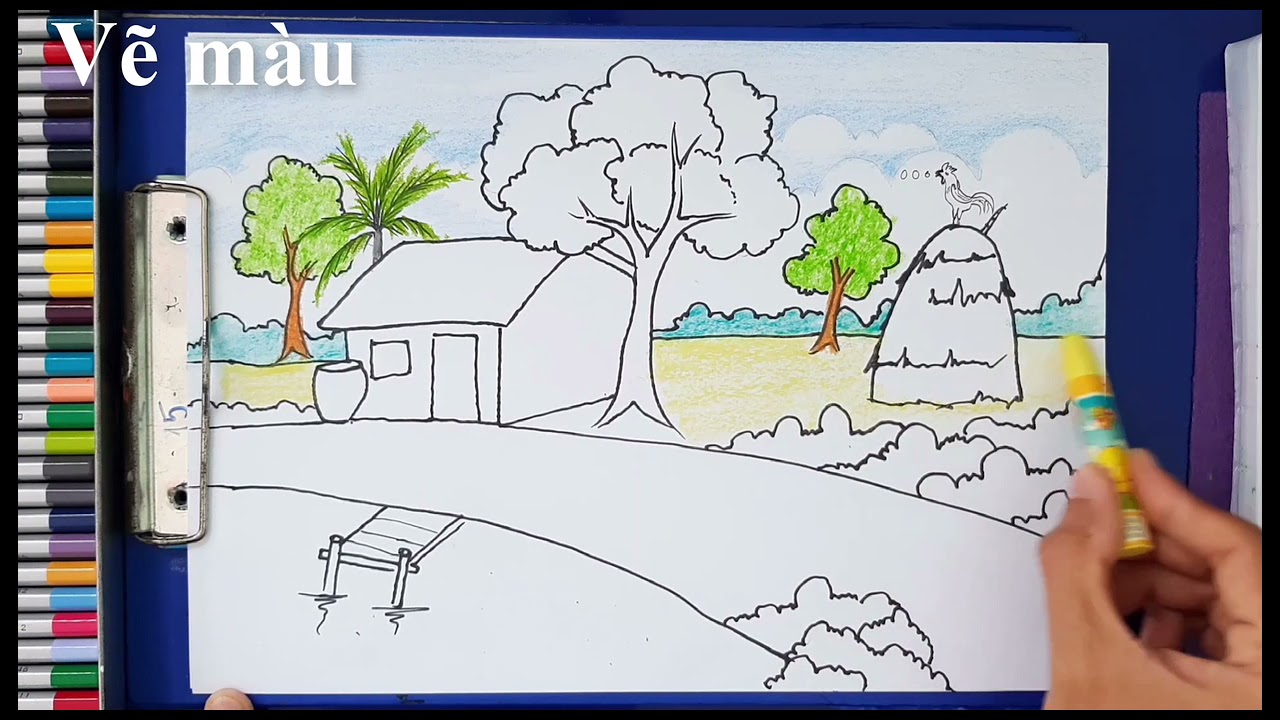 vẽ tranh tự do lớp 9 - Hình 4