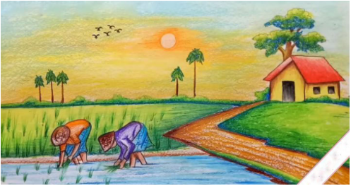 vẽ tranh tự do lớp 9 - Hình 5