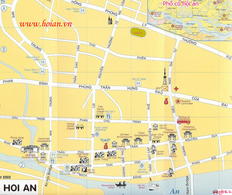 vị trí địa lý của phố cổ hội an - Hình 3