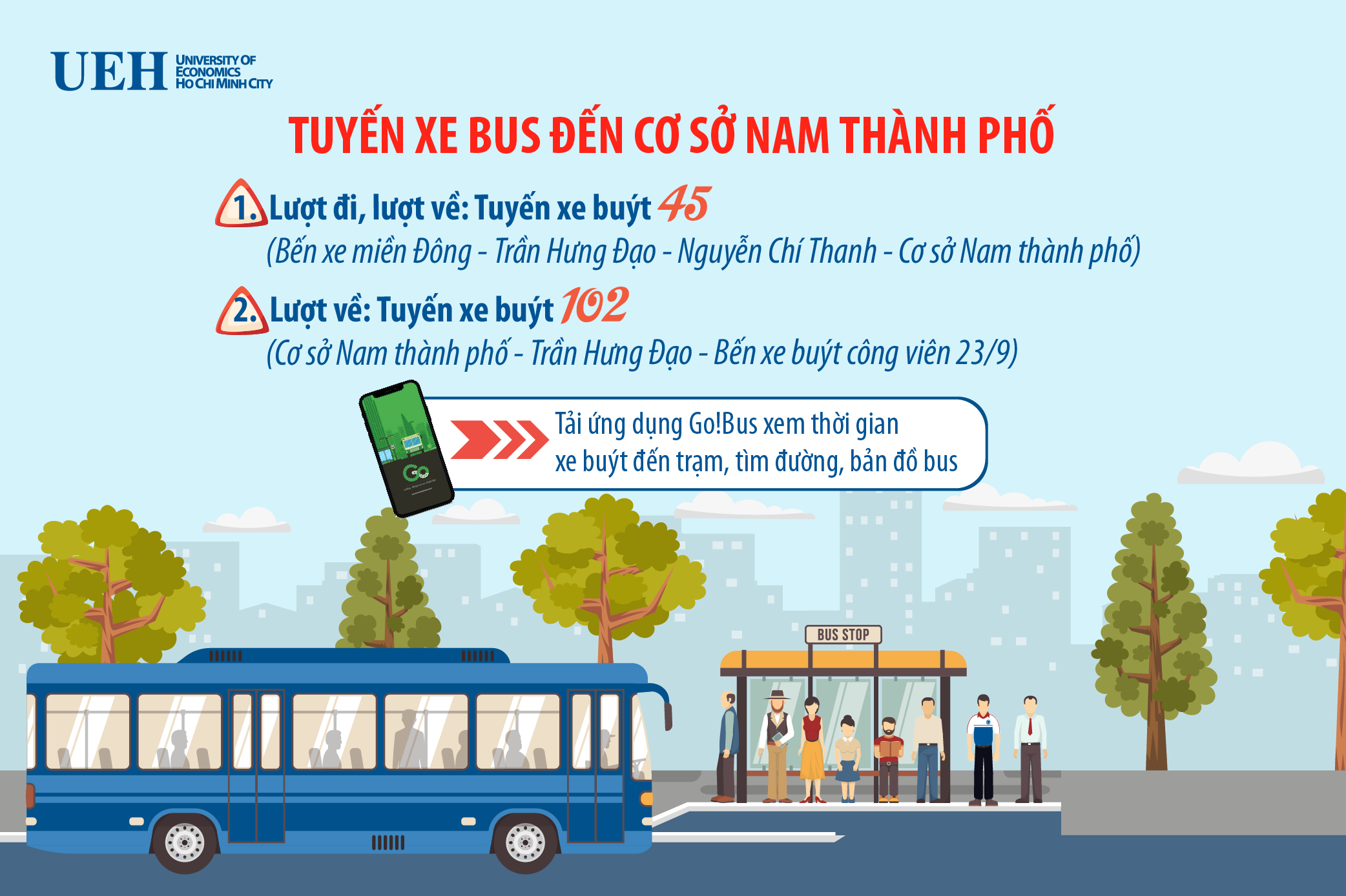 xe bus 45 đi qua những điểm nào - Hình 5