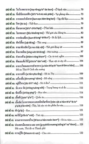 1000 Câu Tiếng Thái Thông Dụng Cho Du Khách: Cẩm Nang Giao Tiếp Từ A Đến Z 1000 Câu Tiếng Thái Thông Dụng Cho Du Khách: Cẩm Nang Giao Tiếp Từ A Đến Z