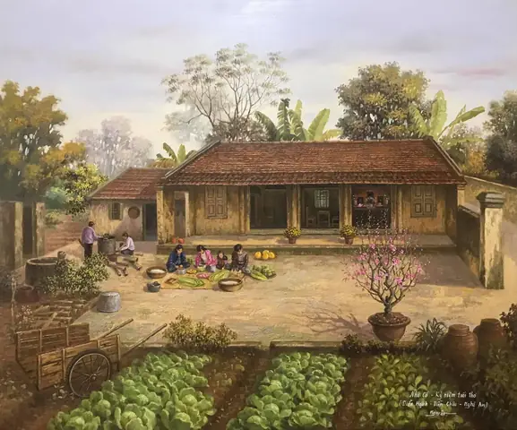 Ảnh Làng Quê Việt Nam Xưa: Ký Ức Tuổi Thơ