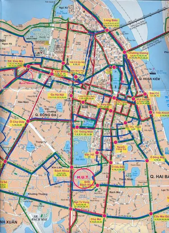 Bản Đồ Xe Bus Hà Nội: Cẩm Nang Di Chuyển Thông Minh Cho Du Khách Bản đồ các tuyến xe bus Hà Nội hỗ trợ hành khách hiệu quả