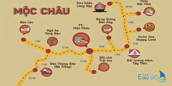 Khám Phá Bản Đồ Du Lịch Mộc Châu: 10 Điểm Đến Nổi Bật Khám Phá Bản Đồ Du Lịch Mộc Châu: 10 Điểm Đến Nổi Bật
