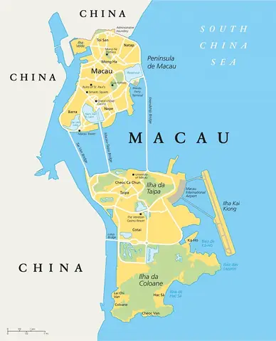 Bản Đồ Ma Cao Trung Quốc: Hướng Dẫn Du Lịch Chi Tiết