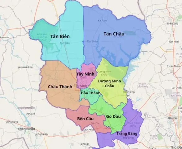 Bản Đồ Đông Nam Bộ: Các Tỉnh & Giáp Ranh