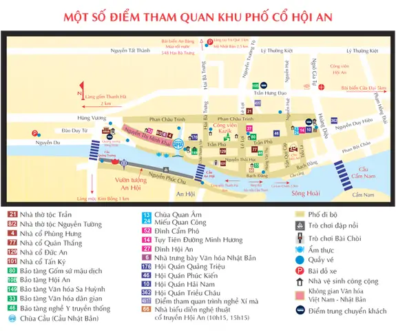 Hướng Dẫn Sử Dụng Bản Đồ Phố Cổ Hội An Cho Du Khách