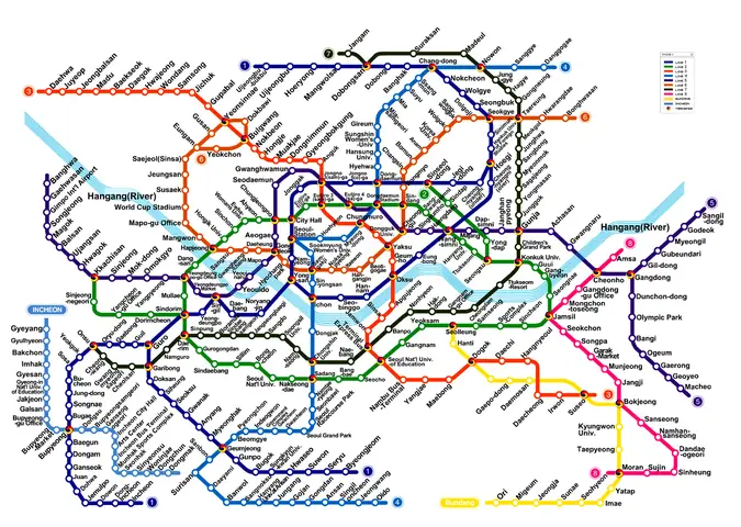 Bản Đồ Tàu Điện Ngầm Seoul: Hướng Dẫn Chi Tiết Để Di Chuyển Thông Minh