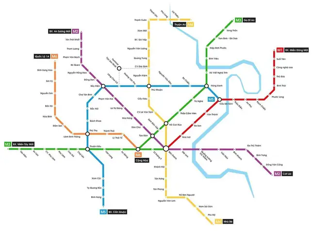 Xem Chi Tiết Lộ Trình Tuyến Metro Số 1 Bến Thành – Suối Tiên