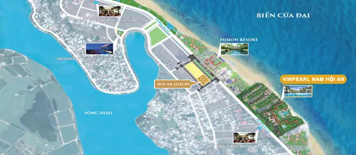 Bản Đồ Vinpearl Nam Hội An