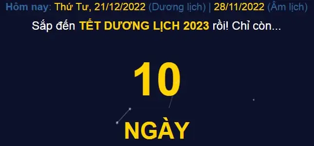 Đếm Ngược Ngày Đến Tết: Cách Tính Số Ngày Còn Lại