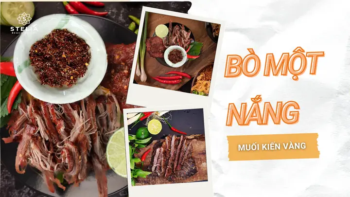 Cách Làm Bò Một Nắng Muối Kiến Vàng Đặc Sản Chuẩn Vị Cách Làm Bò Một Nắng Muối Kiến Vàng Đặc Sản Chuẩn Vị