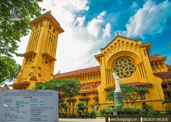 Khám Phá 10 Nhà Thờ Đẹp Nhất Hà Nội & Giờ Lễ