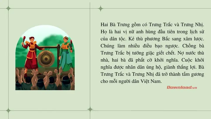 Khám Phá Câu Chuyện Anh Hùng Hai Bà Trưng Cho Học Sinh