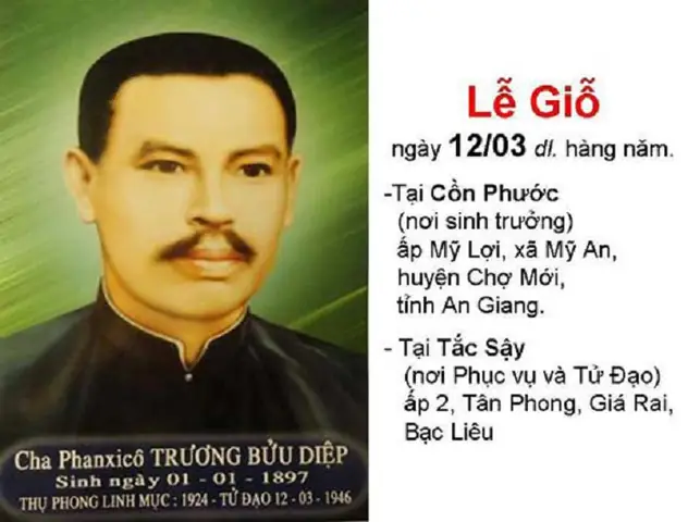 Cha Diệp Ở Đâu? Vị Trí Nhà Thờ Tắc Sậy, Bạc Liêu