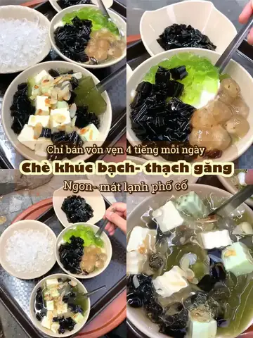 Cẩm Nang Chè Khúc Bạch Quận 1: Quán Thanh & Những Lựa Chọn Ngon Nhất
