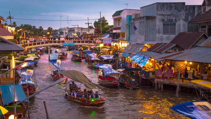 Khám Phá Chợ Nổi Pattaya – Four Regions Floating Market