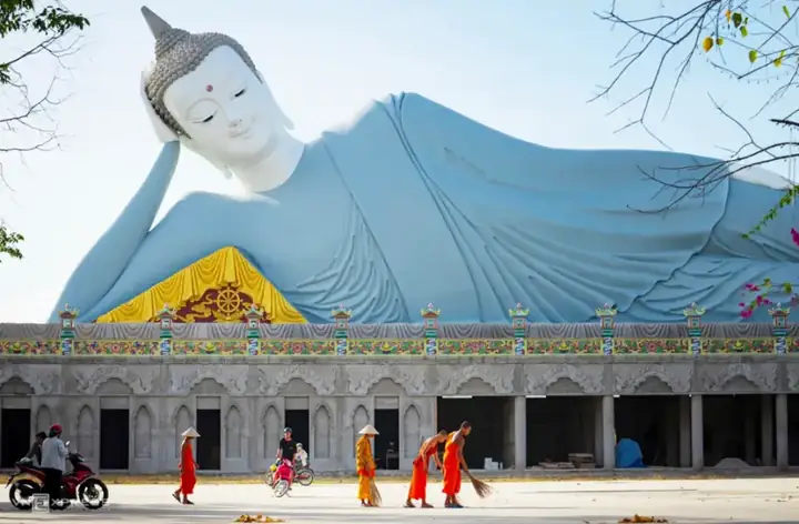 Chùa Som Rong: Tượng Phật Nằm Lớn Nhất Việt Nam Ở Sóc Trăng