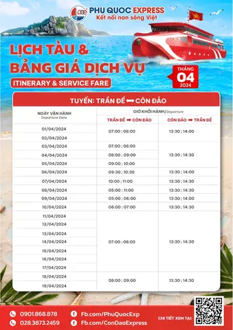 Hướng Dẫn Chi Tiết Cách Đi Côn Đảo Từ Sóc Trăng Bằng Tàu Cao Tốc
