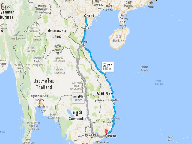 Hướng Dẫn Chi Tiết Di Chuyển Từ Hà Nội Tới Mũi Né Cho Du Khách