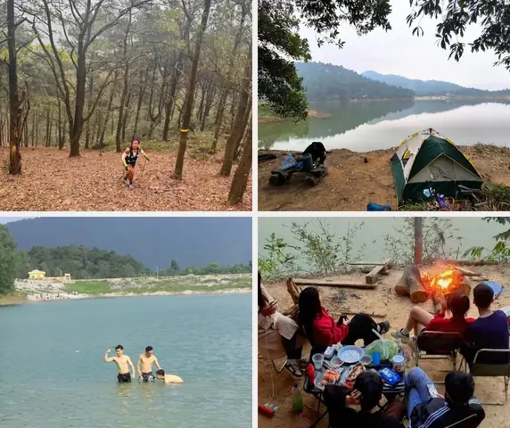 Hướng Dẫn Cắm Trại Thiên Nhiên Tại Hồ Hàm Lợn Cho Người Mới