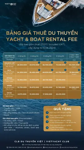 Giá Thuê Du Thuyền Hạ Long: Bảng Giá Chi Tiết