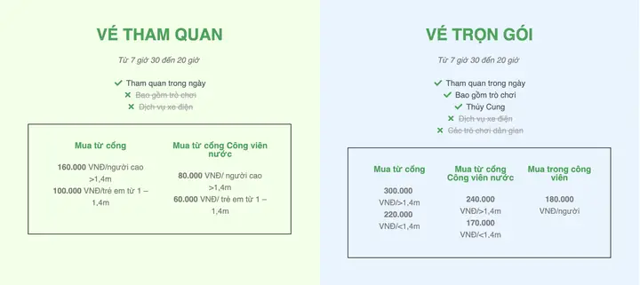 So Sánh Giá Vé Khách Lẻ Đầm Sen – Hướng Dẫn Mua Nhanh Và Tiết Kiệm