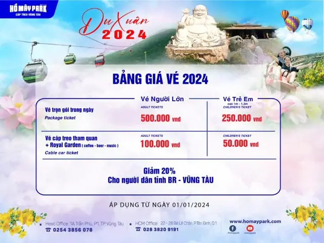 Vé Hồ Mây Park: Giá & Chi Tiết Dịch Vụ Vé Hồ Mây Park: Giá & Chi Tiết Dịch Vụ