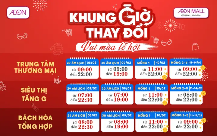 Giờ Mở Cửa Của Aeon Tân Phú Là Gì?