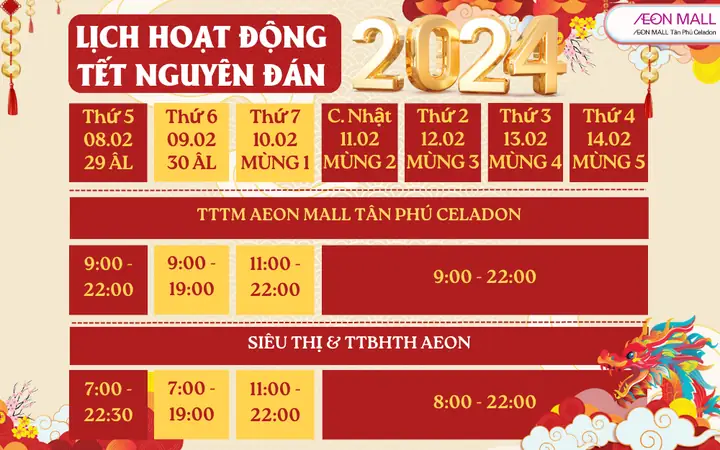Giờ Mở Cửa Của Aeon Tân Phú Là Gì?