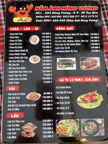 Khám Phá Hải Sản Năm Ánh – Địa Chỉ, Thực Đơn & Trải Nghiệm