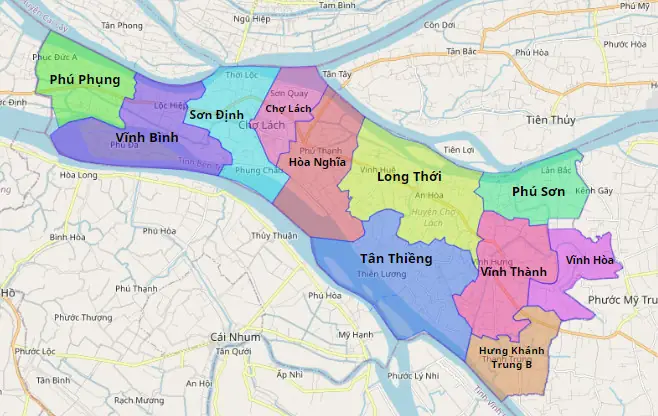 Huyện Chợ Lách: Vị Trí, Sáp Nhập & Đơn Vị Hành Chính