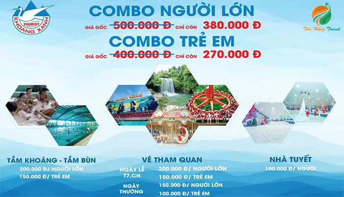 Cập Nhật Giá Vé Vào Cửa Và Các Gói Trải Nghiệm Khoang Xanh Suối Tiên