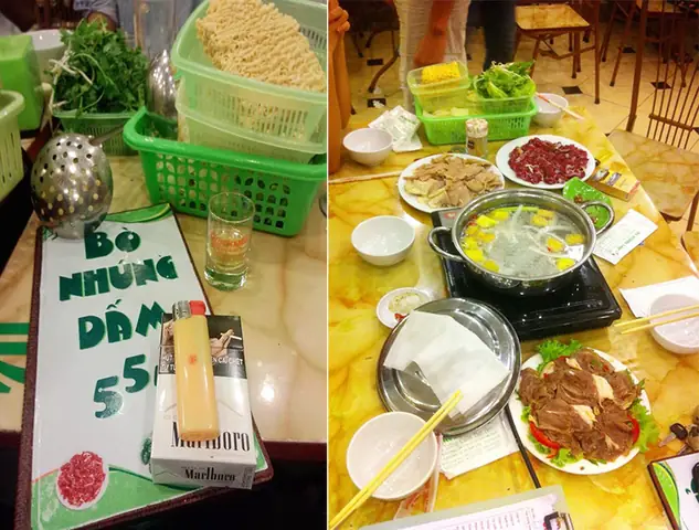 Đánh Giá Chi Tiết Lẩu Bò Nhúng Dấm Cầu Giấy: Trải Nghiệm Ẩm Thực Đặc Sắc Khi Du Lịch Hà Nội